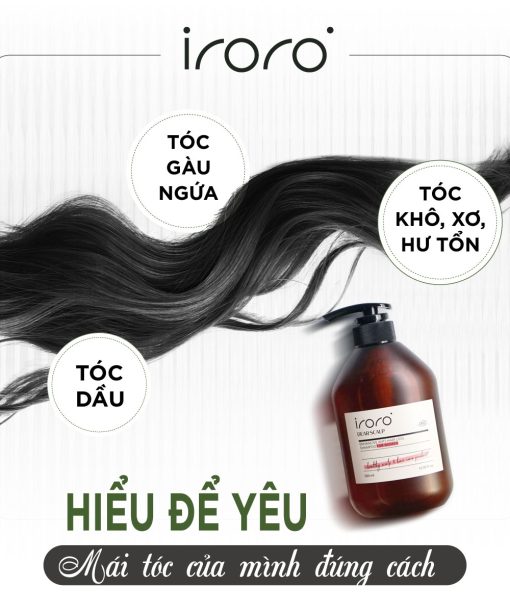 dầu gội giảm rụng tóc Iroro Dearscalp dành cho nữ