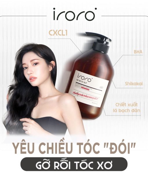 dầu gội giảm rụng tóc Iroro Dearscalp dành cho nữ