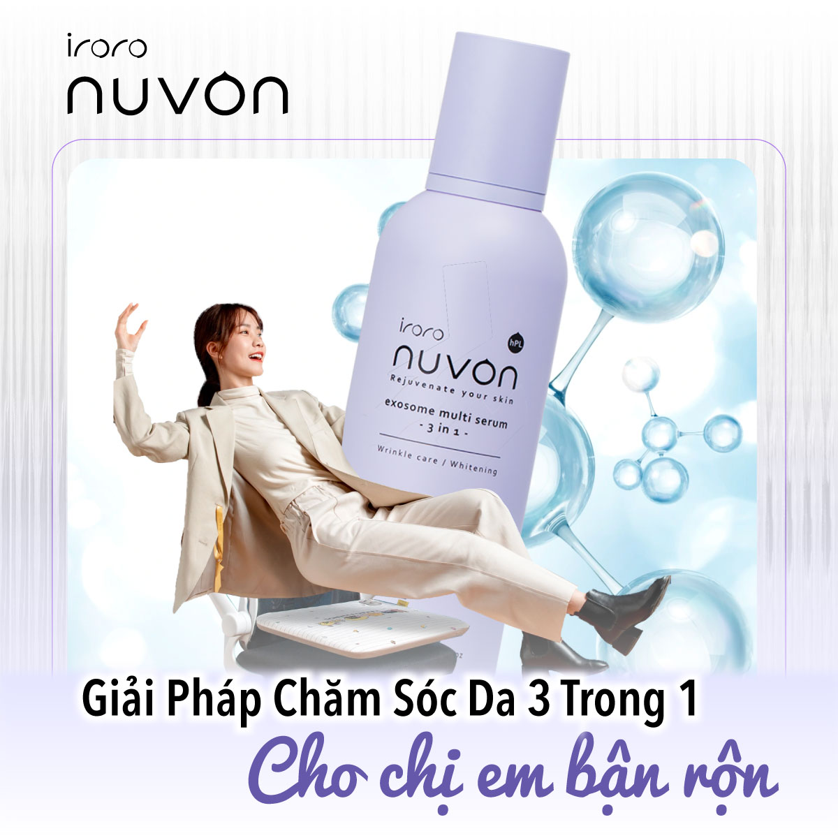 30s giải pháp chăm da hoàn hảo cho chị em bận rộn