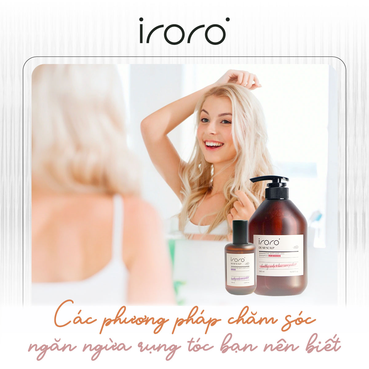 chăm sóc ngăn ngừa rụng tóc