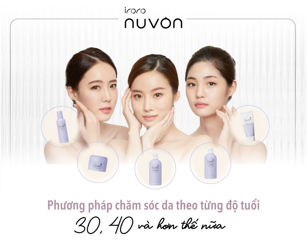 chăm sóc da theo độ tuổi